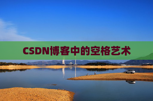 CSDN博客中的空格艺术